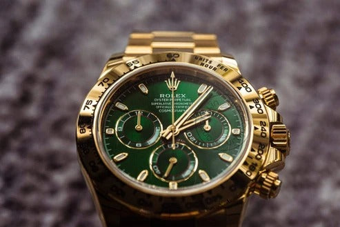 Role_x Oyster Perpetual Coronagraph Daytona Green Dial Metal Men's Quartz Watch For Man Gift Rlx-116508