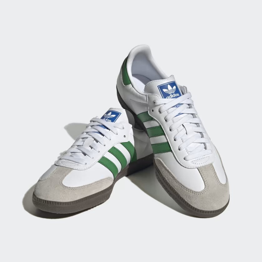 Adidas Samba Off White Green Shoes For Man And Women IG1024