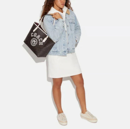 Coach Shoulder Bag Black Stylist Daily Use Hand-Bag CO-4440-WBG