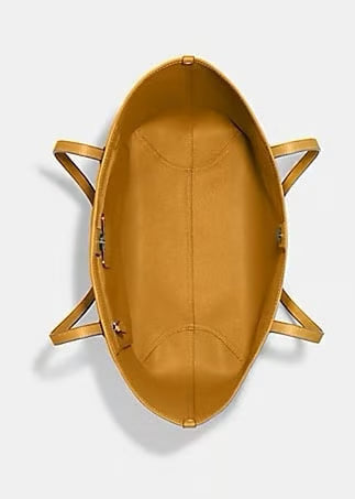 Coach New Black City Tote In Signature Canvas Stylist Daily Use Hand-Bag CO-4441-WBG