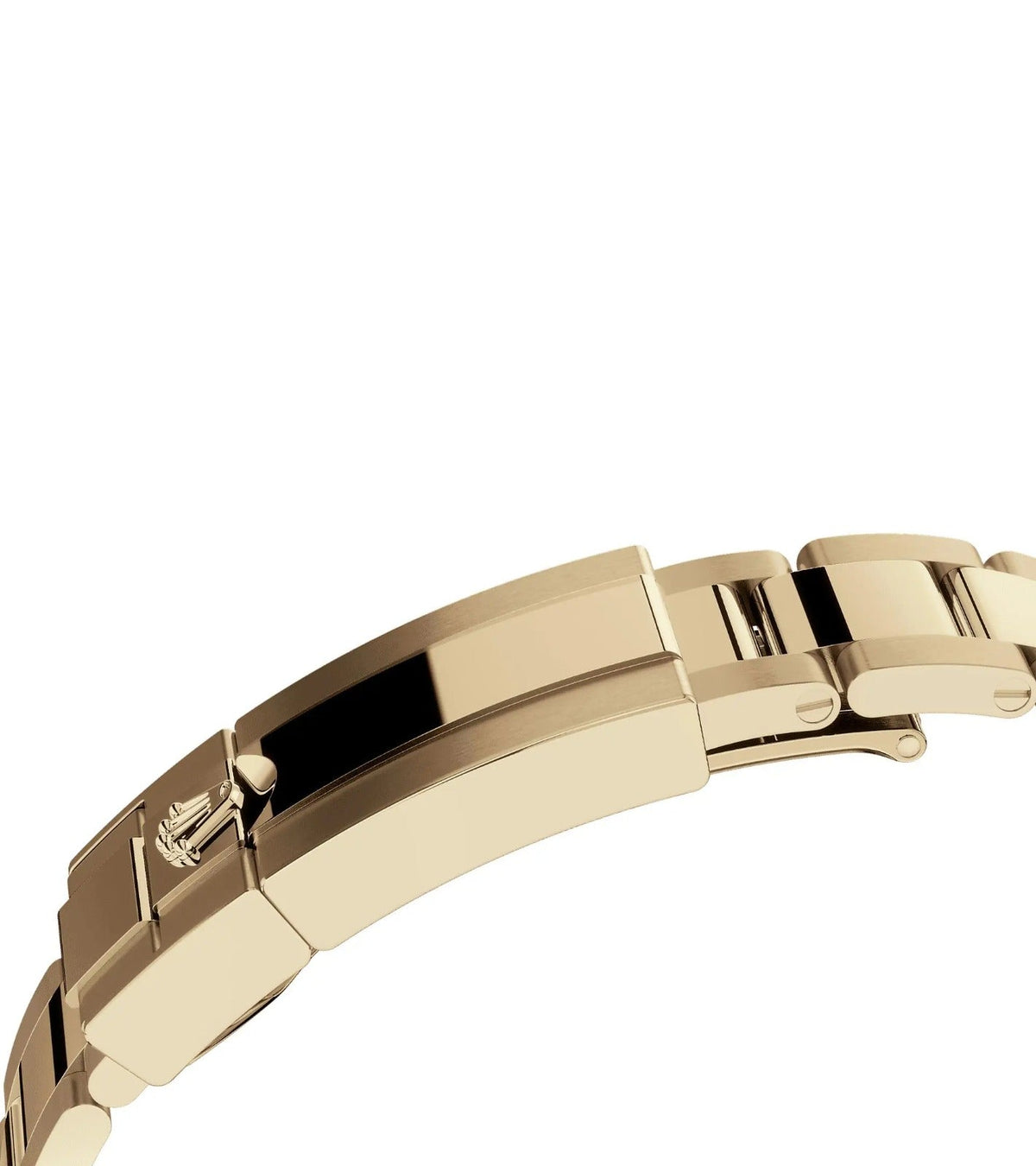 Rolex Chronograph Men's Watch With Golden Dial Stainless Steel Strap RLX-9858