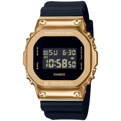 Casio G-Shock Analog-Digital Full with Black & Gold Digital Dial Resin Black Strap Watch Unisex Fancy look premium quality GA-GM-S5600