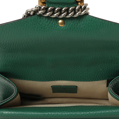 GUCCI Green Leather Dionysus Shoulder Bag GC-4436-WBG