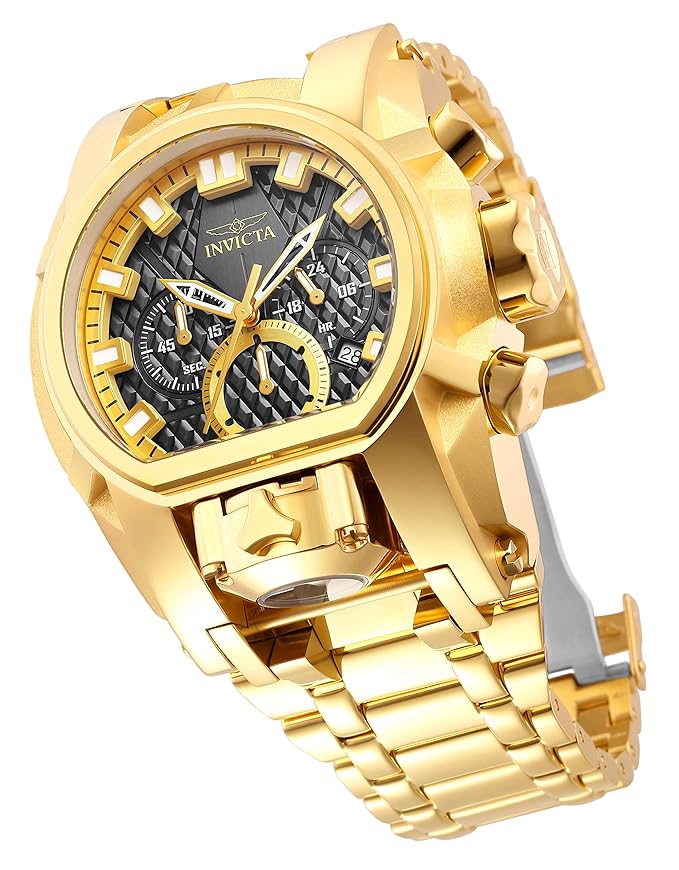 Invicta Reserve Mens 52Mm Bolt Zeus Magnum Swiss Quartz Dual Movement Iridescent Men's Watch INC-25210