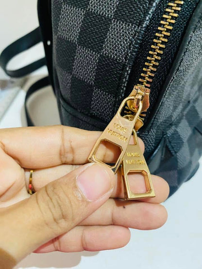 Louis Vuitton Palm Springs Mini Backpack in Damier Graphite Canvas LV-4455-WBG