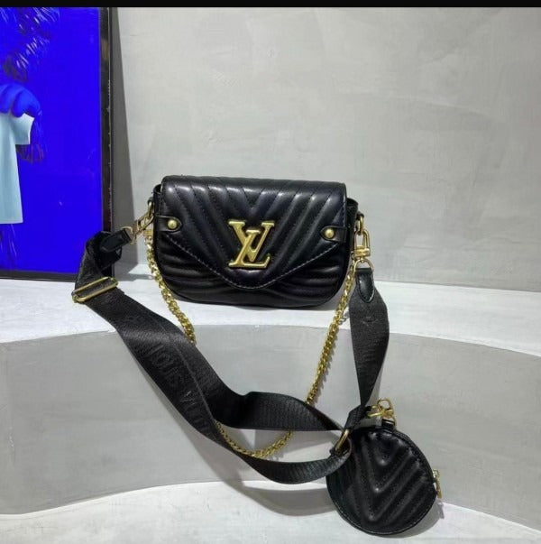 LV New Wave Pochett Hand Bag White Stylist Daily Use Bag LV-4437-WBG