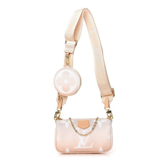 LOUIS VUITTON Monogram Giant By The Pool Multi Pochette Crossbody Bag LV-4451-WBG