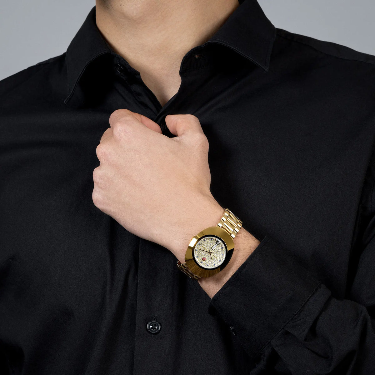 RADO Diastar Automatic Gold Dial Men's Watch RD-1220