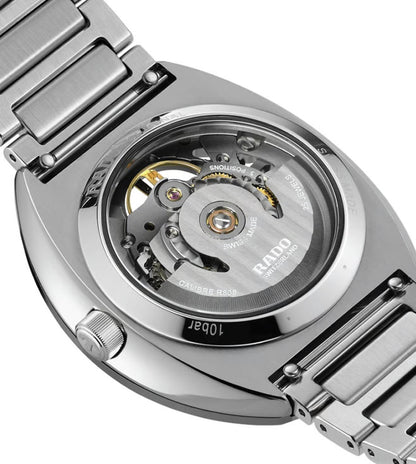 RADO Diastar Automatic Skeleton Dial Silver Men's Watch RD-1215