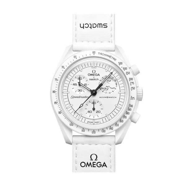 Swatch x Omega Snoopy White Dial/White Strap Bioceramic Moonswatch Mission to Mercury OG-1031