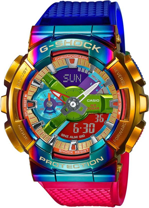 Casio G-Shock Analog-Digital Multi-Color Dial Men's Watch - GM-110RB-2A