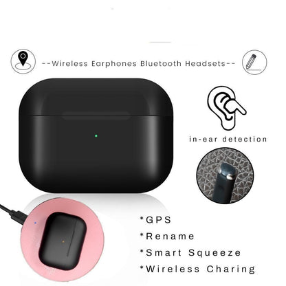 AirPods Pro Trendy EarBuds Black Edition For Man or Women A-POD-BLACK