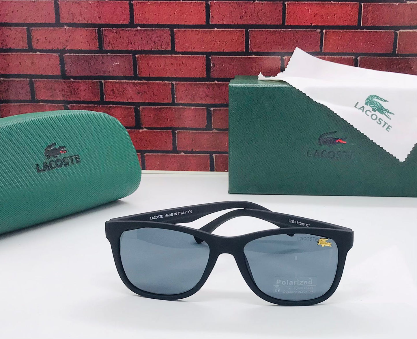 Lacoste Latest design Heavy Quality Sunglasses For Men's Black Frame LA-000