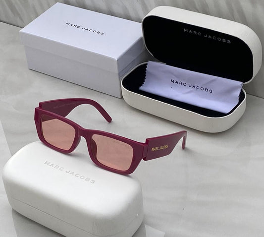 Marc Jacobs Branded Transparent Glass Men's And Women's Sunglass MJ-3487 Red Color Frame Gift Sunglass