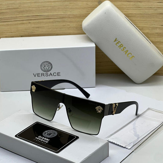 Versace Black Shade Gradient Lens Sunglass For Men And Women With Black Stick Sunglass VER-3467