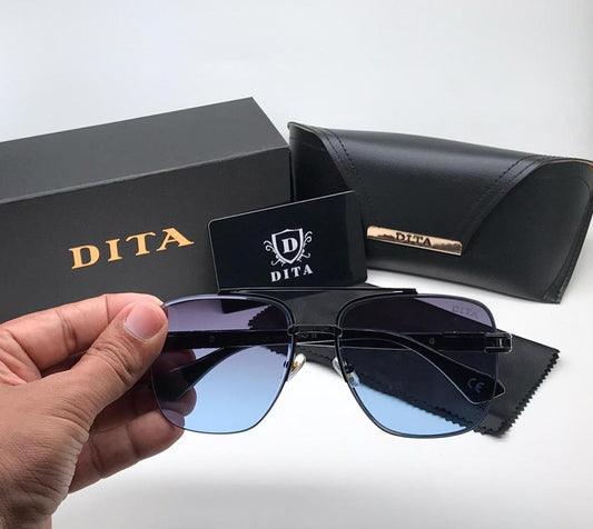 Dita Multi Color Black Frame Glass Man's Women's Sunglass Dt-242 Silver & Black Stick Gift Sunglass