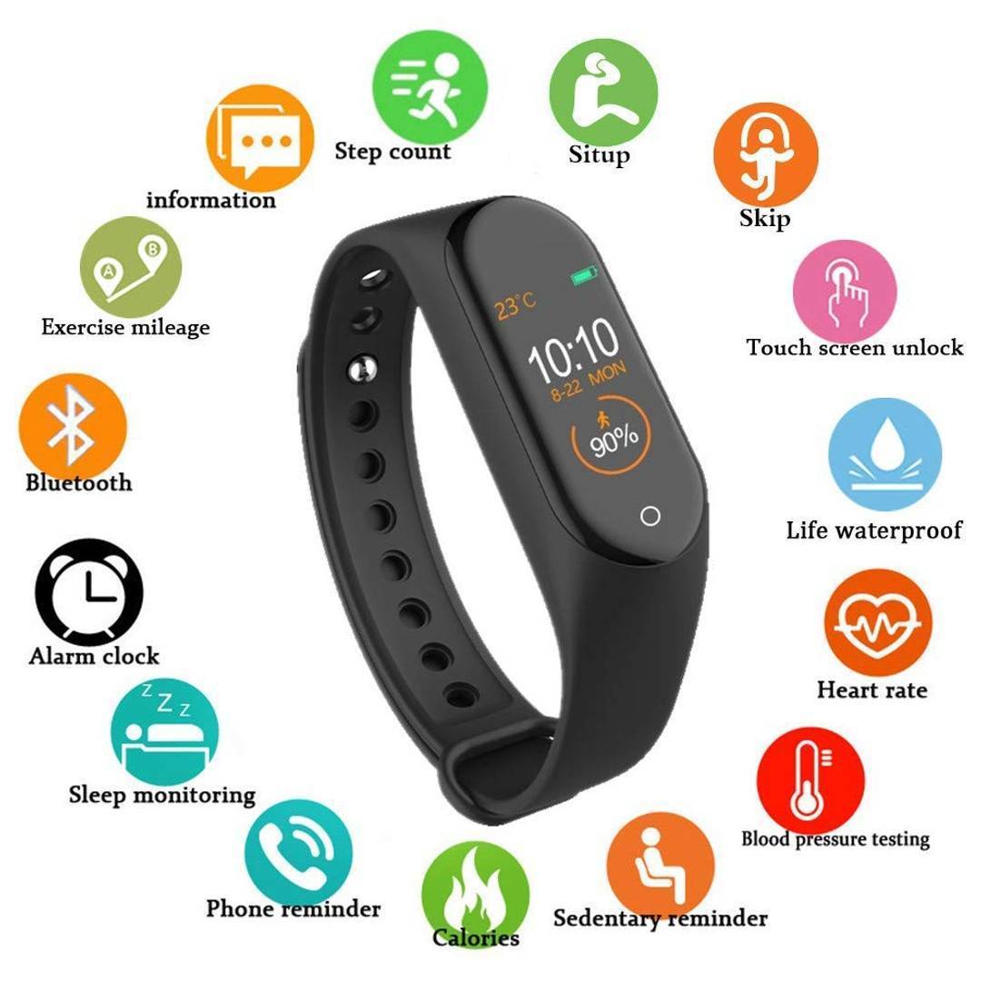 Smart Band Bluetooth Waterproof Heart Rate Monitor Smart Screen Digibuff M4