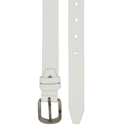 Stylish And Party Wear White Leather Belt For Women and Girls