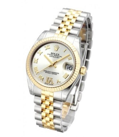 Rolex Oyster Perpetual Day-Date White Dial Metal Women and Girls's Automatic Watch RLX-OYS-W-1