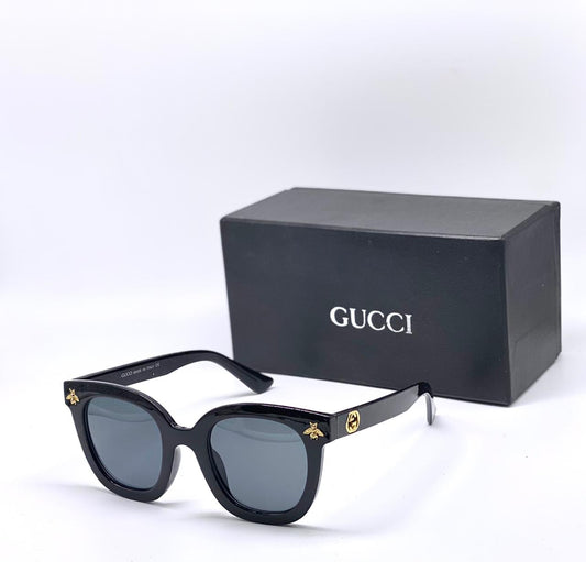 Gucci Branded Black Color Transparent Shade Glass Black Frame Men's Women's Sunglass For Men's Woman Or Girl Gg-0208S Urban Web Block Diva Flat Oversized 49Mm Sunglasses