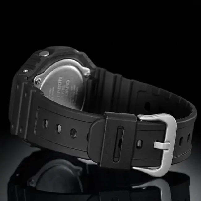Casio G-Shock Analog Digital Black Color Belt Men's Watch For Man With Black Dial Gift Watch GA-2100TH-1ADR