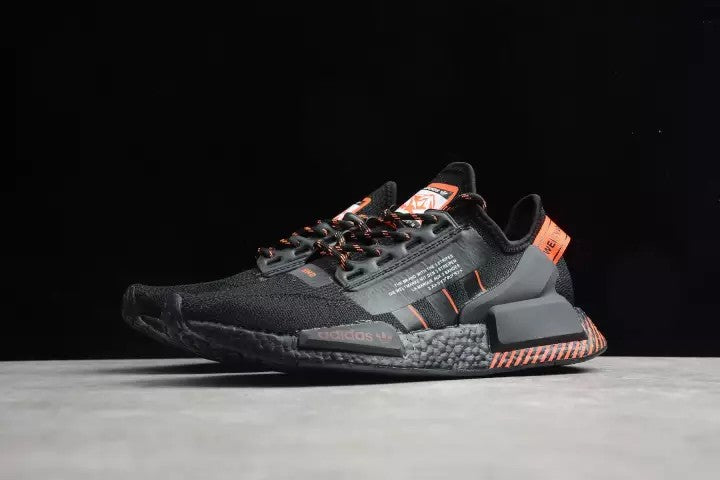 Adidas NMD R1 V2 'Black Solar Red' Running Shoes For Man And Women FW6409