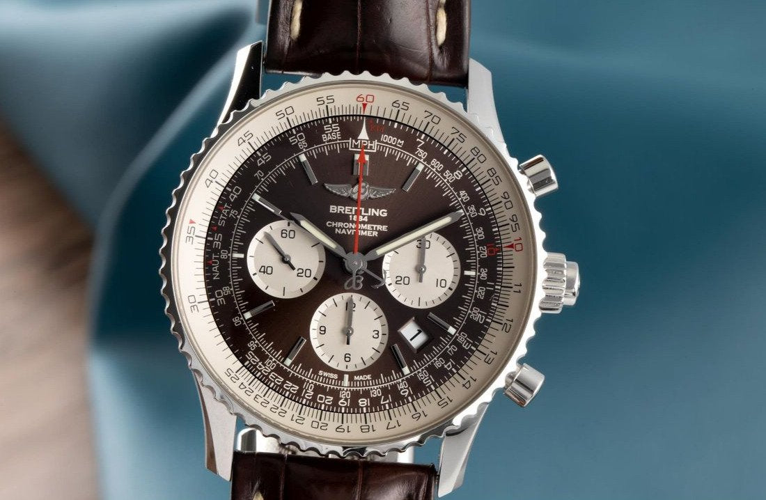 Breitling Men's AB012012-BB01 Navitimer Chronograph Brown Leather Watch For Man AB-BROWN