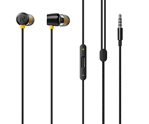 Realme Wired In Ear Earphone For Smart Phones With Crystal Clear Voice And Mic RMA-101