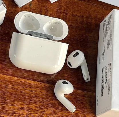 New AirPods (3rd Generation) with Wireless Charging Case | Wireless Mobile Bluetooth | Compatible with Android & iOS Devices Air Pod Airpods-3