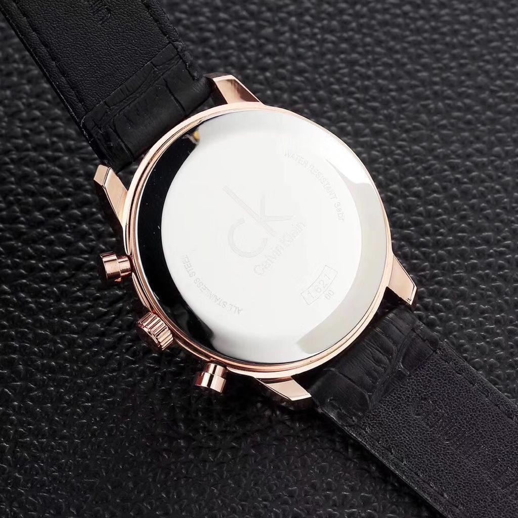 Calvin Klein Ck Quartz Analog Black Dial Man's Watch Unisex Best Gift CK-BG-195