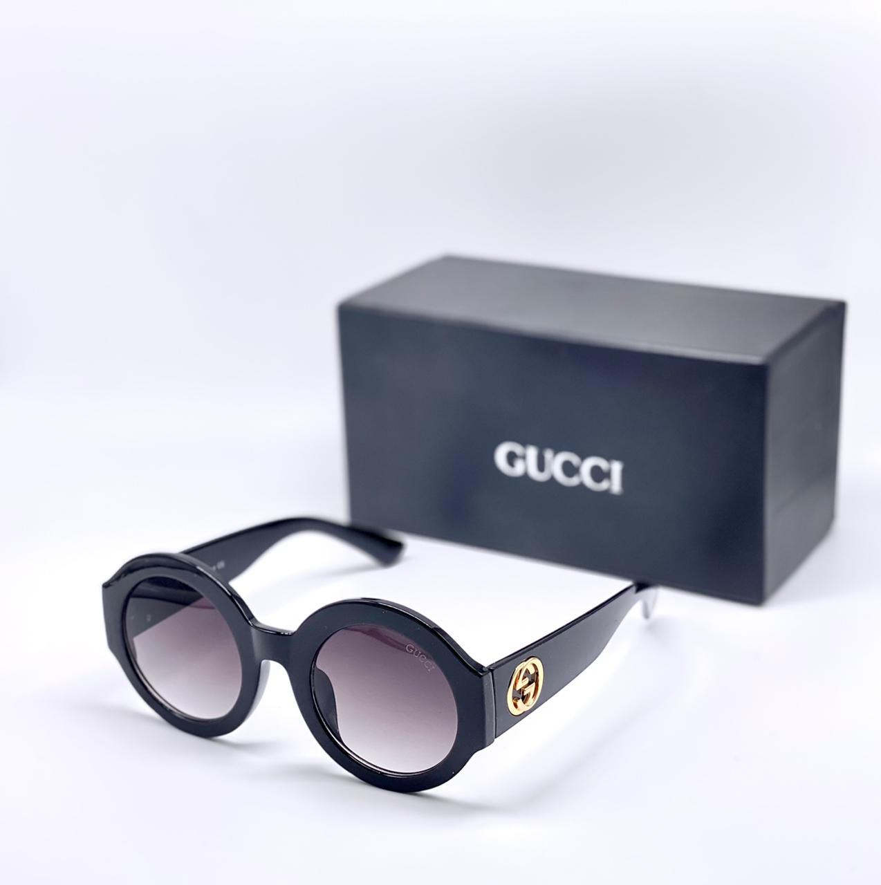 Gucci Branded Black Color Transparent Shade Glass Black Frame Urban Web Block Diva Flat Men's Women's Sunglass For Men's Woman Or Girl Gg-0797-S 001 Oversized Sunglasses