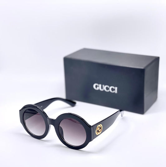 Gucci Branded Black Color Transparent Shade Glass Black Frame Urban Web Block Diva Flat Men's Women's Sunglass For Men's Woman Or Girl Gg-0797-S 001 Oversized Sunglasses