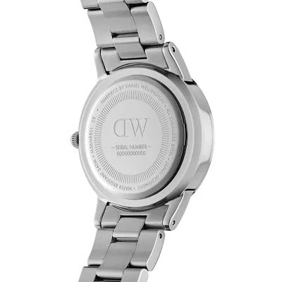 Daniel Wellington Analog Stainless Steel Strap Blue Color Dial Watch With Silver Case And Strap For Women's Watch DW-1203 Dial - Best Watch for Casual Use