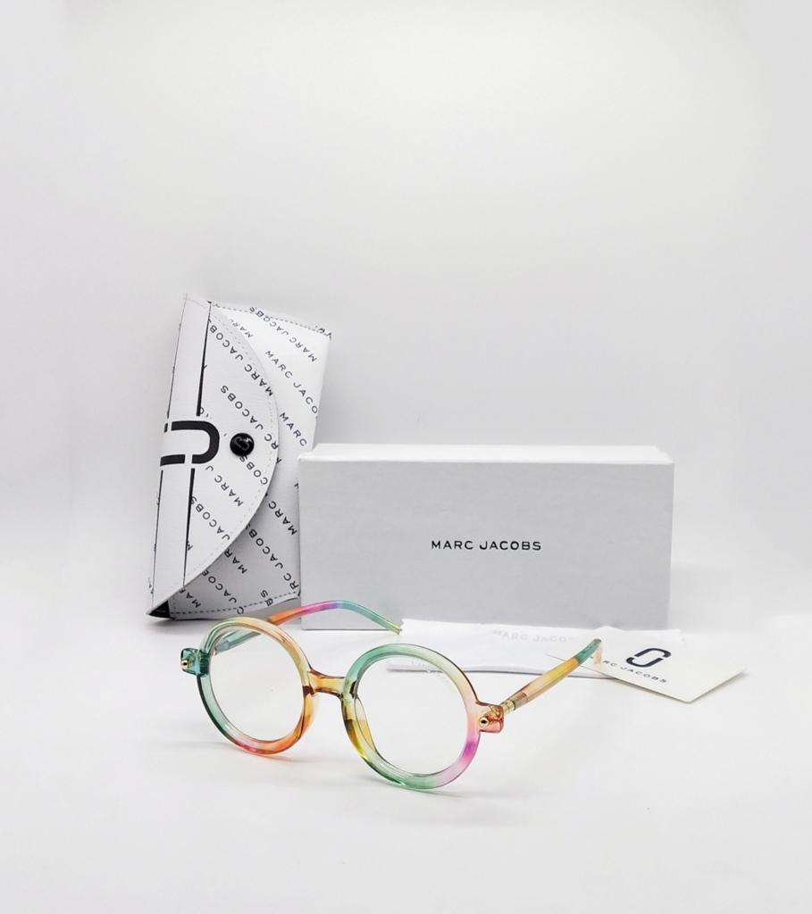 Marc Jacobs Branded Transparent Glass Men's And Women's Sunglass MJ-2361 Multi Color Frame Gift Sunglass