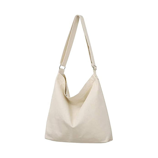 Large Size Canvas Shoulder Bag