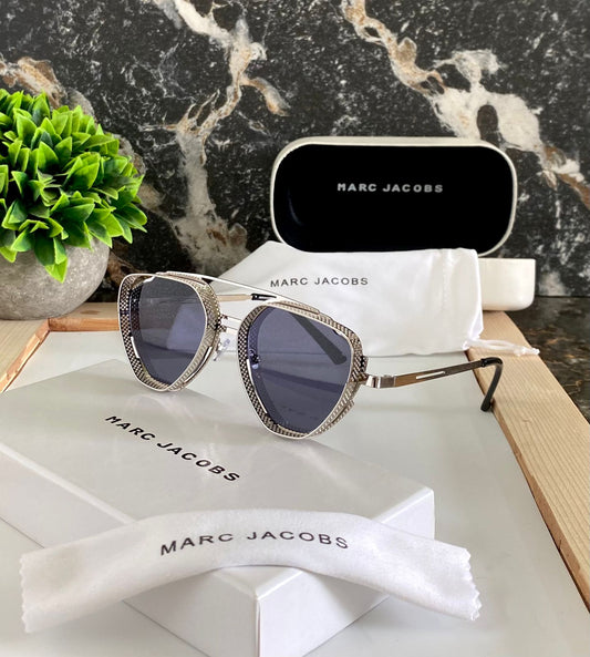 Marc Jacobs Unique Style Hollow Classic Vintage Square Metal Frame Designer Retro Brand Outdoor Driving Sunglasses For Men And Women High Quality Sunglass For Men's And Women's-MJ-UV-402