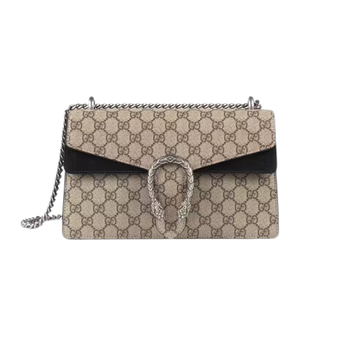 Gucci Padlock Mini Bag Supreme Shoulder Bag Best Quality And Lovely Black GG Supreme Dionysus Bag For Women's Or Girls GC-4332 Best Leather Cross body Shoulder Bag
