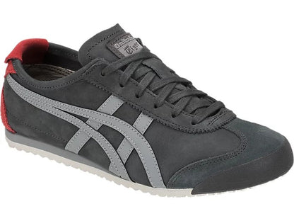 Onitsuka Tiger Unisex Mexico 66 Shoes 1183A148-020, Dark Grey/Stone Grey Slip-On Athletic Shoes For Men's Or Boys