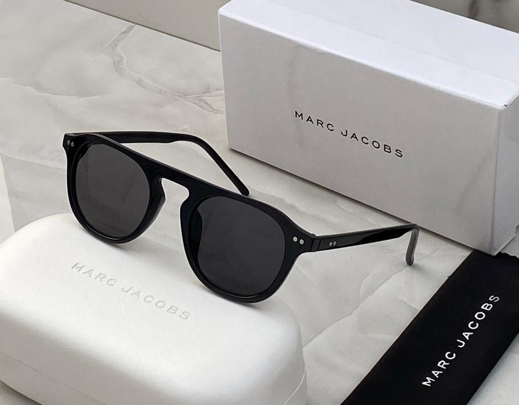 Marc Jacobs Latest Design Heavy Material Full Black Frame Fancy Look Sunglass For Men's MJ-116