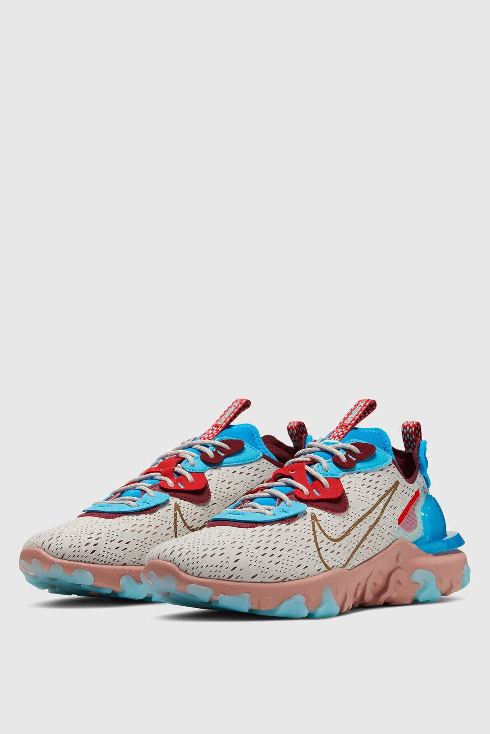 Nike React Vision Men's Shoes Light Bone-Terra Blush-Photo Blue-Team Red CD4373