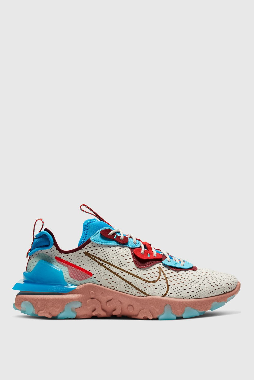 Nike React Vision Men's Shoes Light Bone-Terra Blush-Photo Blue-Team Red CD4373