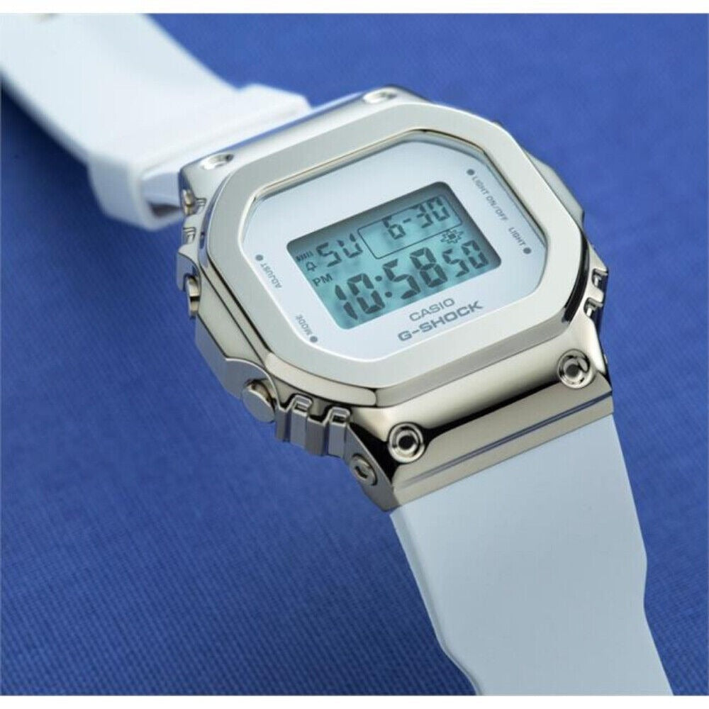 Casio G-Shock Analog-Digital Full with White Dial White Resin Strap Watch Unisex Fancy look premium quality GS951M009-B11