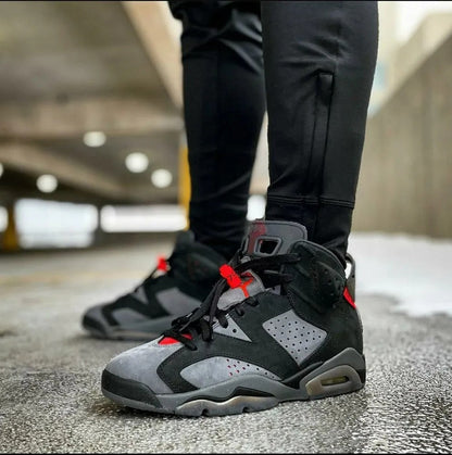 Air Jordan 6 PSG Iron Grey Infrared 23 Black Shoes For Man CK1229-001