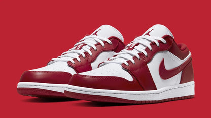 2020 New Air Jordan 1 Low Gym Red White Shoes For Men And Boys Basketball Shoes 553558-611