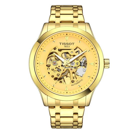 Tissot 1853 Automatic Full Golden Color Stainless Steel Watch for Men TS-5873