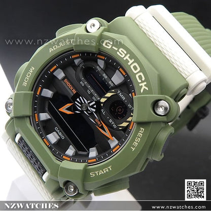 Casio G-Shock Analog-Digital Black Dial Men's Watch GA-900HC-3ADR Green Resin Band With Black Case Men Sports Watch