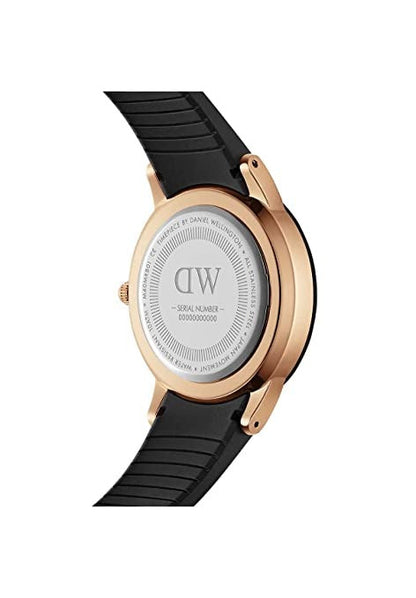 Daniel Wellington Iconic Motion Black Analog Black Silicone Sports Watch for Men's_ DW-00100426