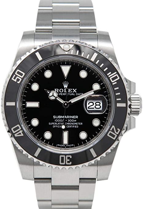 Rolex Submariner Automatic Full Black Dial Metal Men's Watch For Man - 116610Ln Gift