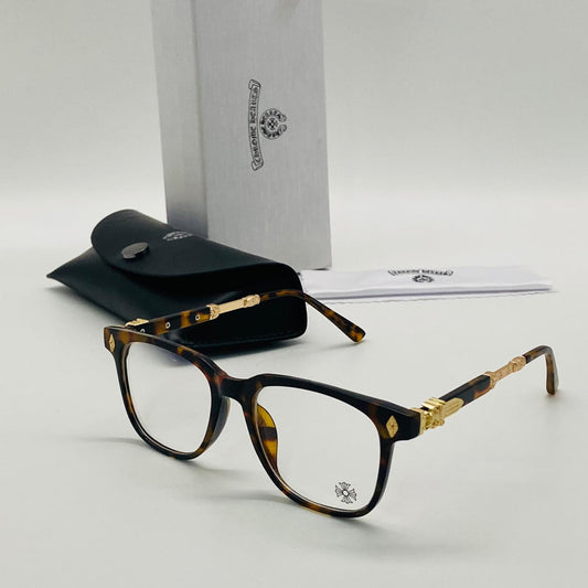 Chrome Hearts Unisex Optical Eyeglass Multi Color Frame in For Man Women in Black Color - Best Gift CB-125