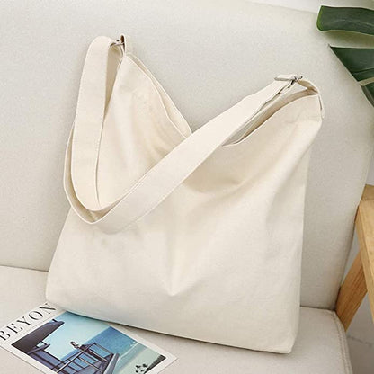 Large Size Canvas Shoulder Bag